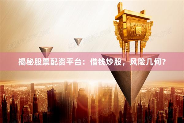 揭秘股票配资平台：借钱炒股，风险几何？